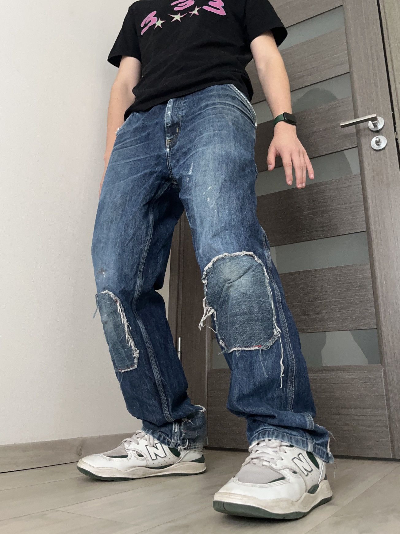 Carhartt 🔥90's Carhartt Double Knee Faded Y2k Carpenters Work Jeans Size US 32 / EU 48 - 17 Thumbnail