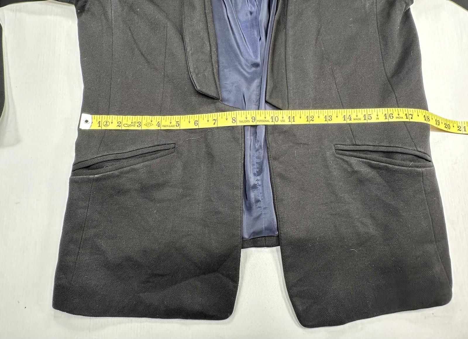 J.Crew J. Crew 365 Open Front Minimalist Blazer Gray Women's 12 Size XL / US 12-14 / IT 48-50 - 4 Thumbnail