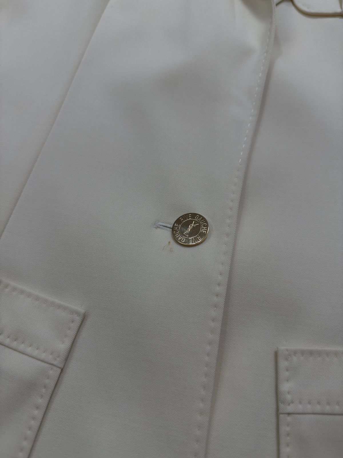 Yves Saint Laurent YVES SAINT LAURENT RIVE GAUCHE BEIGE BLAZER JACKET LANA WOOL Size M / US 6-8 / IT 42-44 - 5 Thumbnail