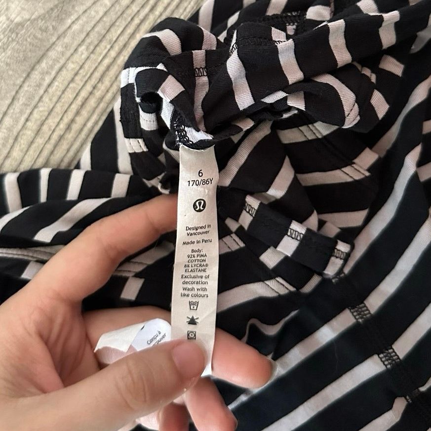 Lululemon lululemon black white striped tank top Size M / US 6-8 / IT 42-44 - 5 Thumbnail