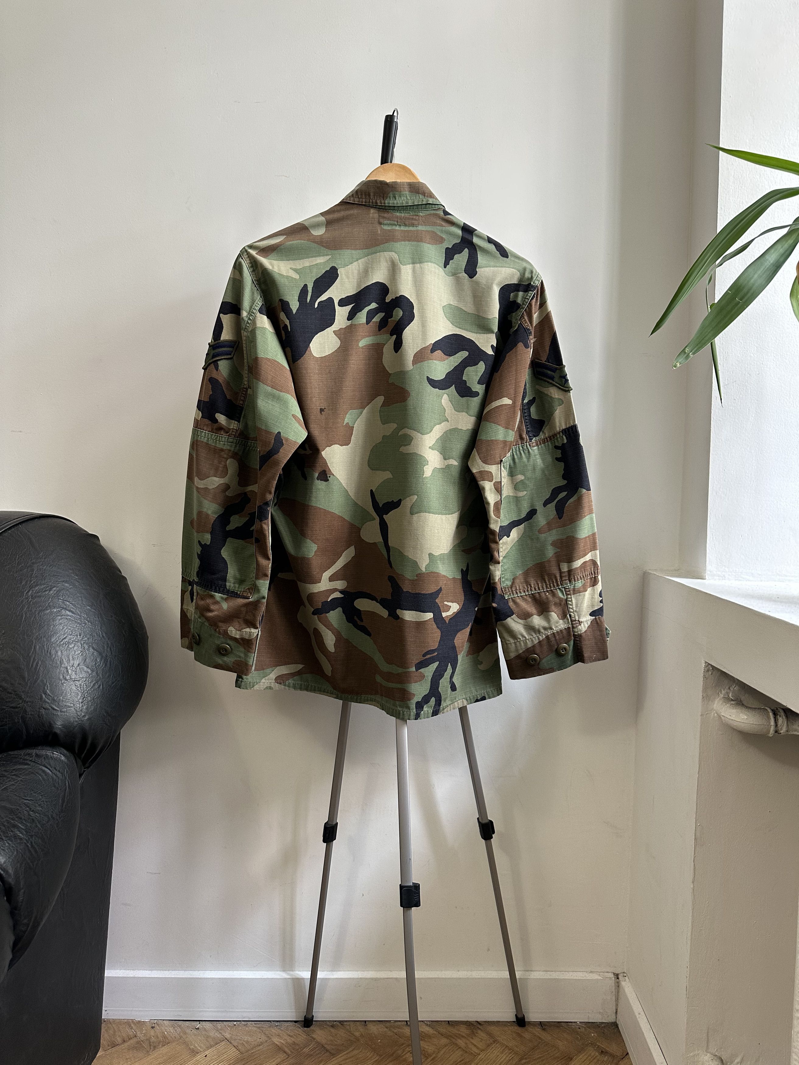 Vintage U.S. Air Force Woodland Camo Jacket Air Mobility Command Size US M / EU 48-50 / 2 - 6 Thumbnail
