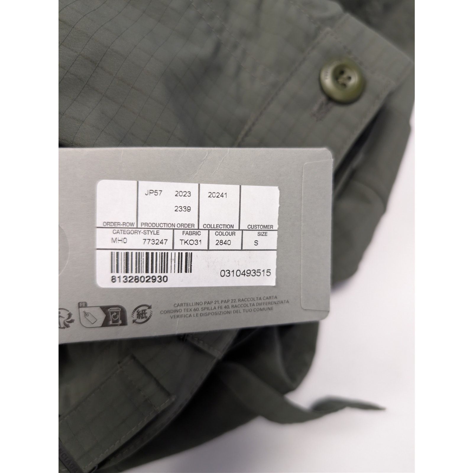Balenciaga o1rshd1 Light Cargo Pants in Green Size US 30 / EU 46 - 22 Thumbnail
