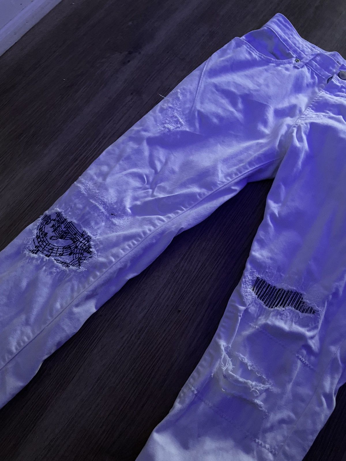 Number (N)ine number nine X loveless guild prime music note denim Size US 31 - 3 Thumbnail