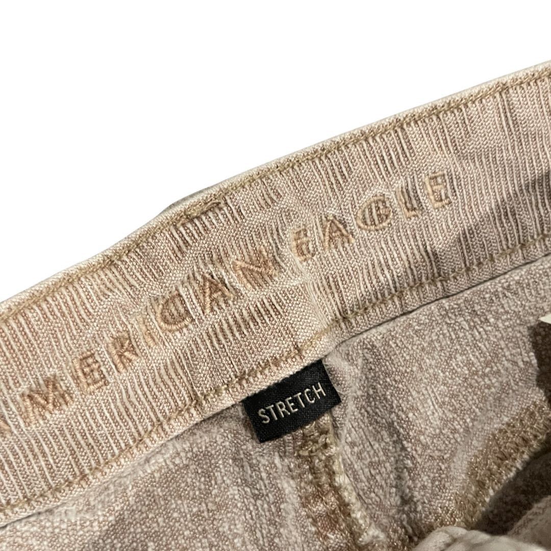 American Eagle Outfitters Stretch Corduroy Super High Waisted Flare Pants Y2K 90 Retro Size 27" / US 4 / IT 40 - 4 Thumbnail
