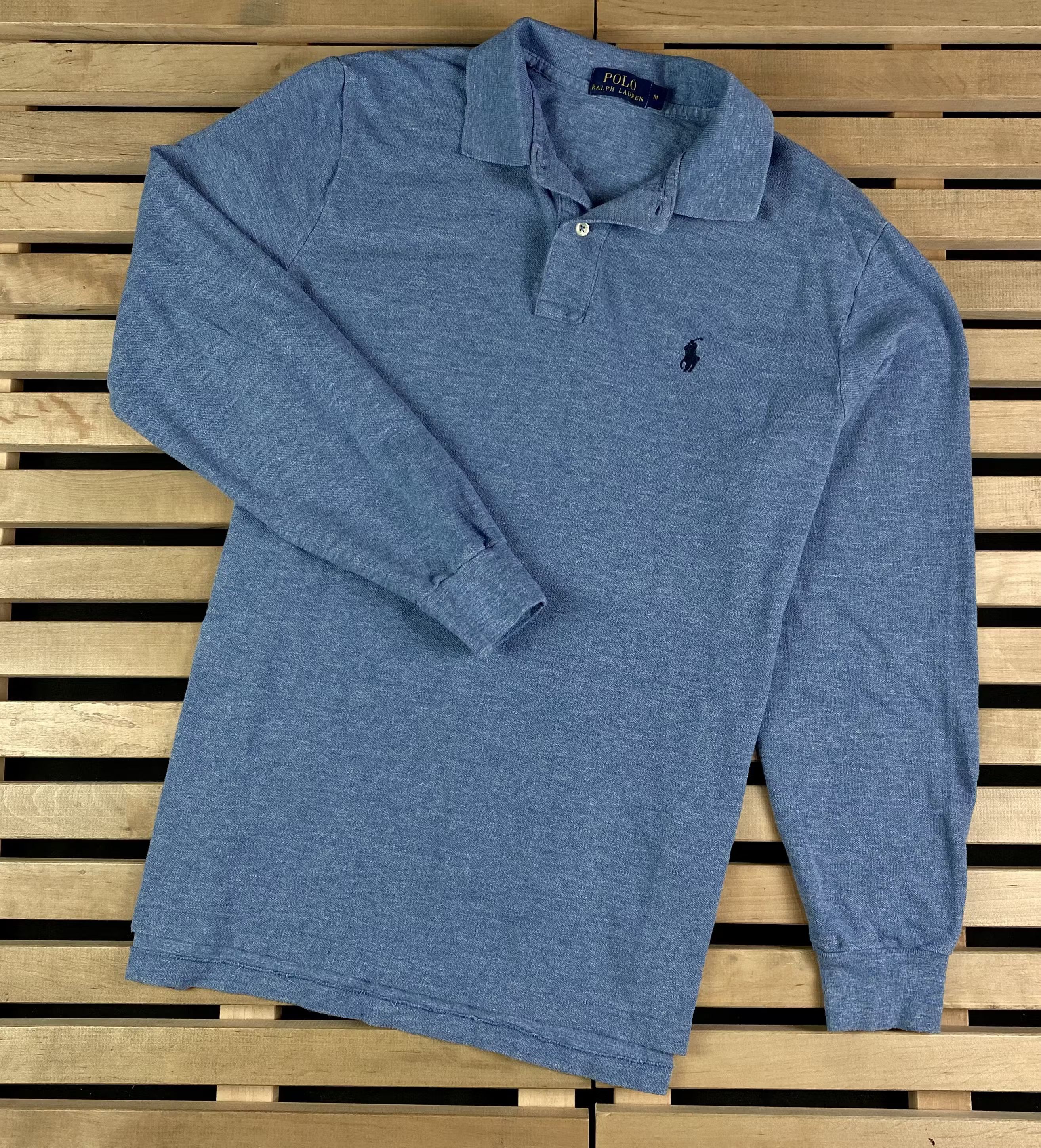 Polo Ralph Lauren × Ralph Lauren Mens Polo Long Sleeve Sweatshirt Ralph Lauren Size M Size US M / EU 48-50 / 2 - 1 Thumbnail