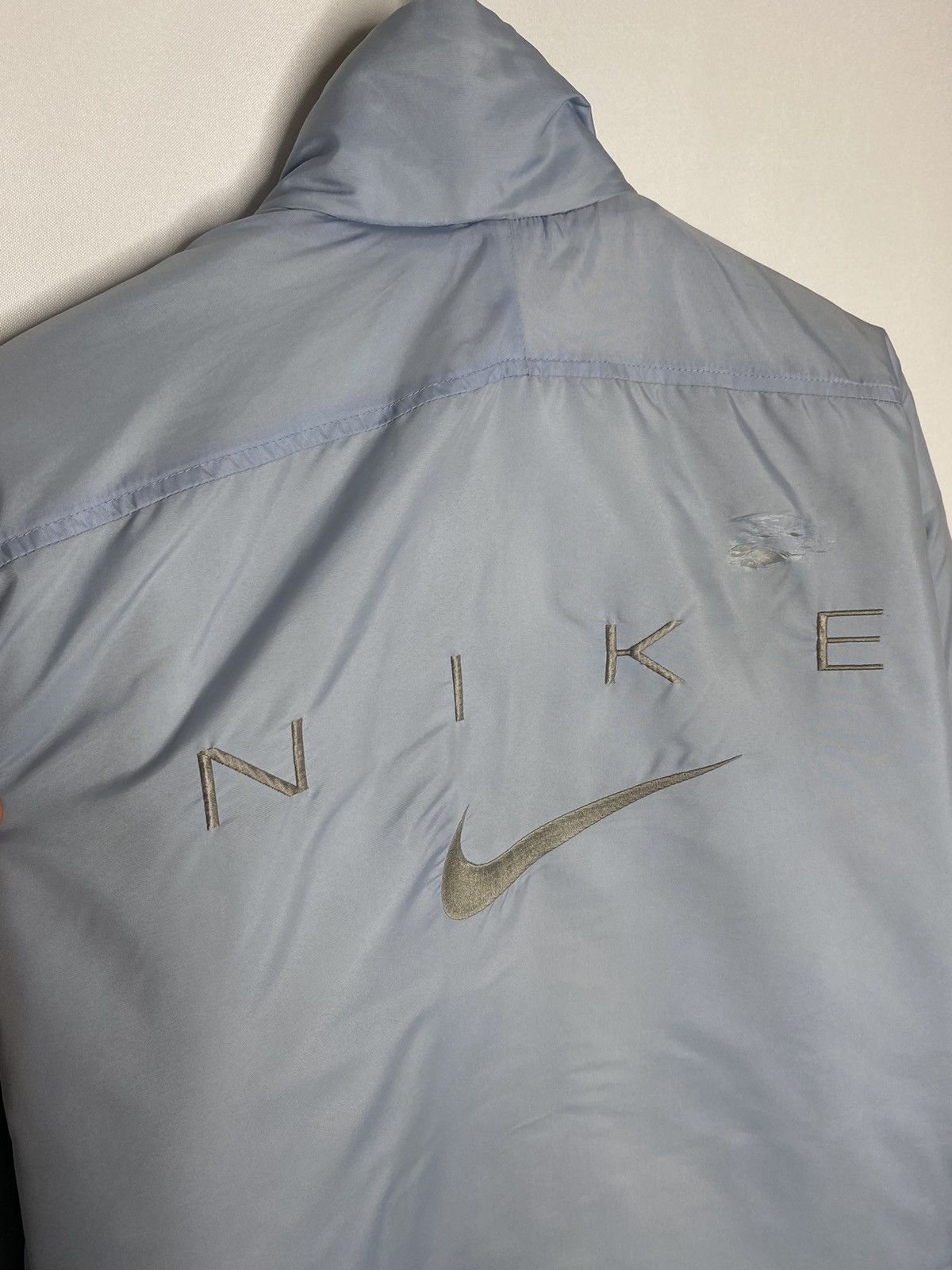 Nike × Vintage Rare Vintage Nike Big Logo Puffer Jacket Y2K Hype Size US L / EU 52-54 / 3 - 9 Thumbnail