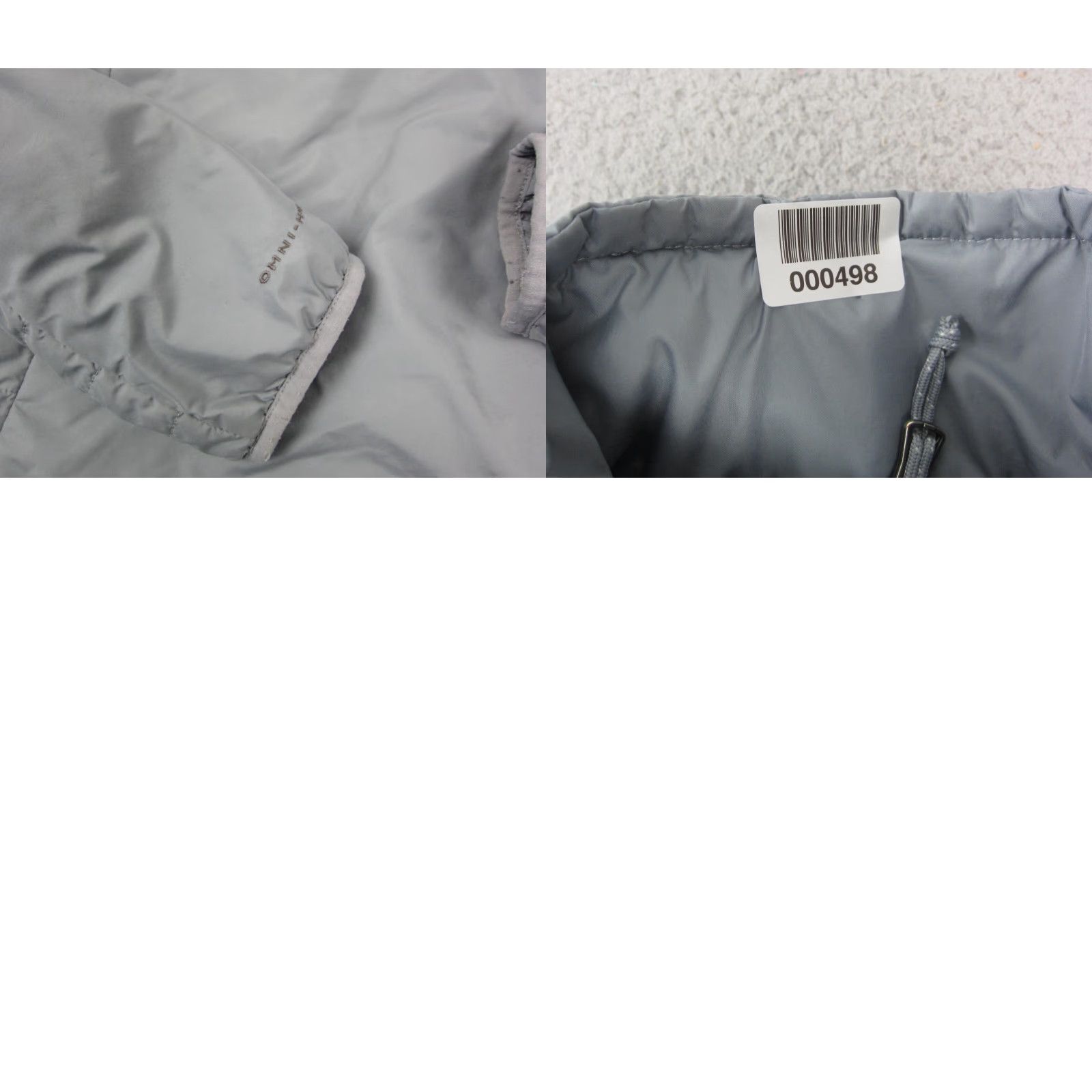 Vintage Columbia Womens Jacket Medium Gray Hooded Omni Heat Full Zip Size M / US 6-8 / IT 42-44 - 10 Thumbnail