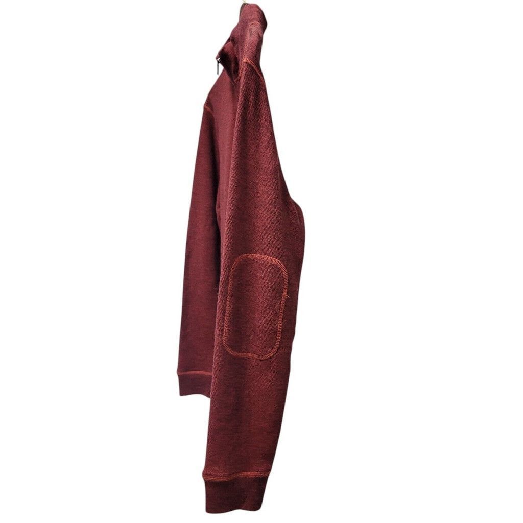 BUGATCHI Bugatchi Men's Quarter Zip Henley Long-Sleeve Shirt Small Size US S / EU 44-46 / 1 - 5 Thumbnail
