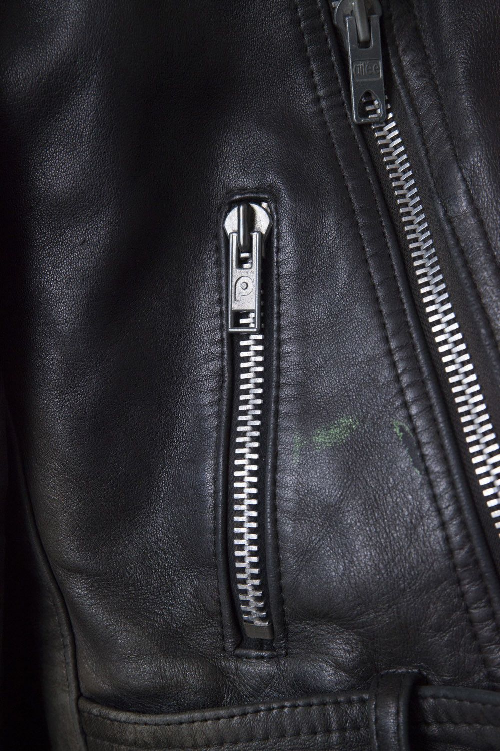 Vintage 1970's French leather biker jacket Size US S / EU 44-46 / 1 - 8 Thumbnail