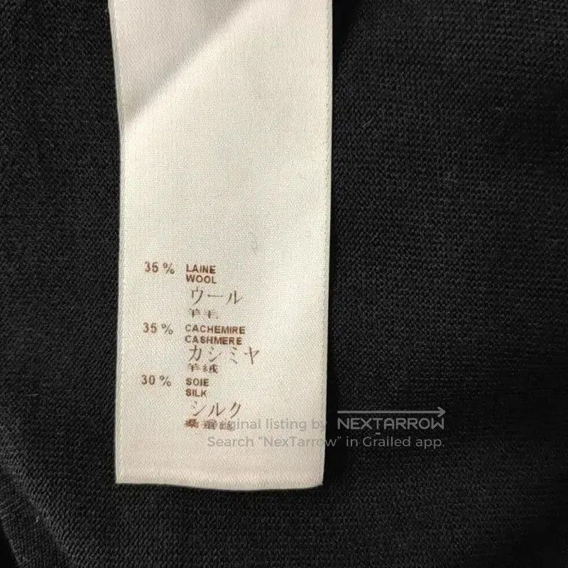 Louis Vuitton Louis Vuitton Black Wool Long Sleeve Dress . Size L / US 10 / IT 46 - 3 Thumbnail