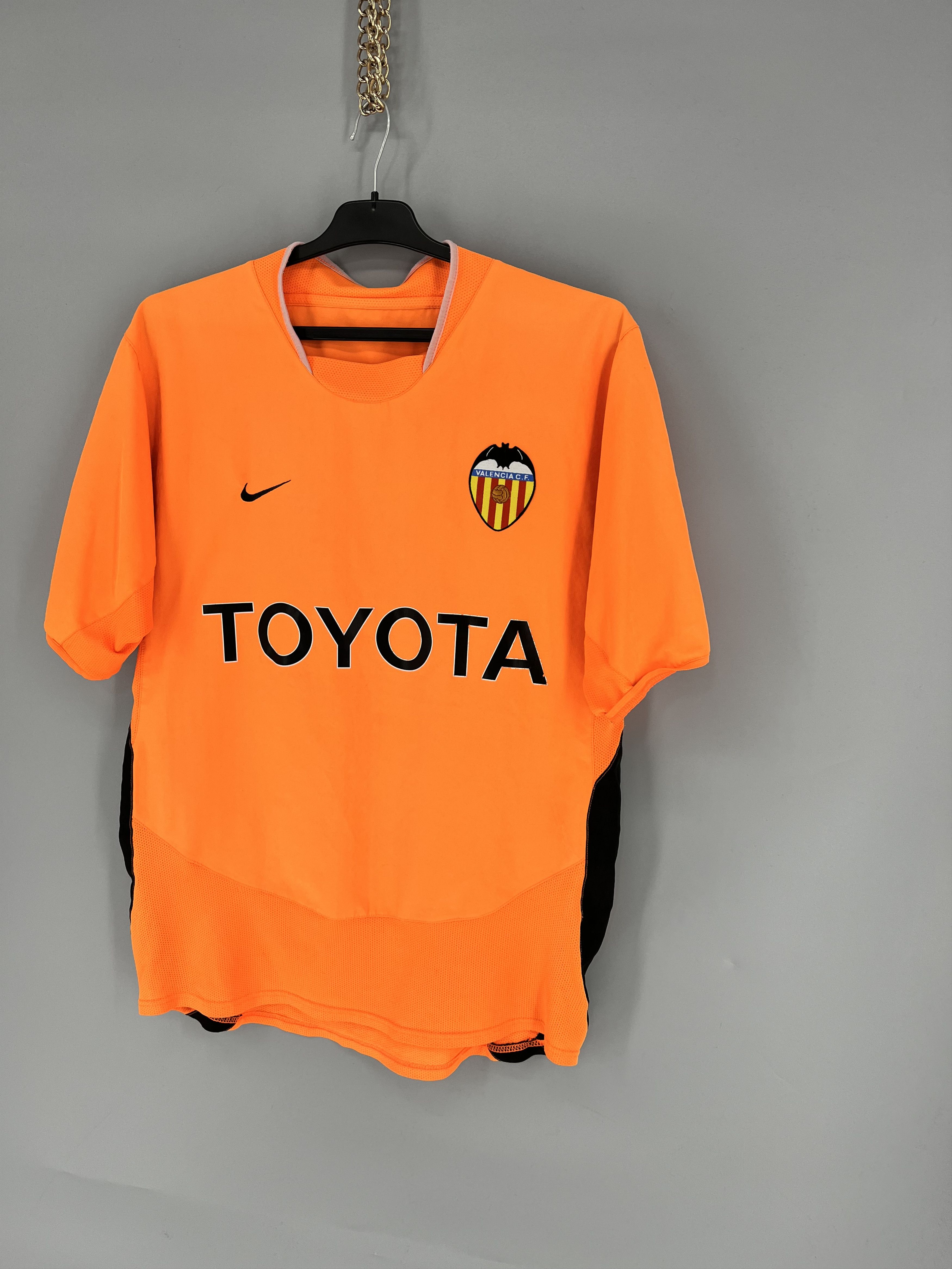 Vintage VALENCIA 2003-2004 AWAY FOOTBALL SHIRT JERSEY Size US L / EU 52-54 / 3 - 3 Thumbnail