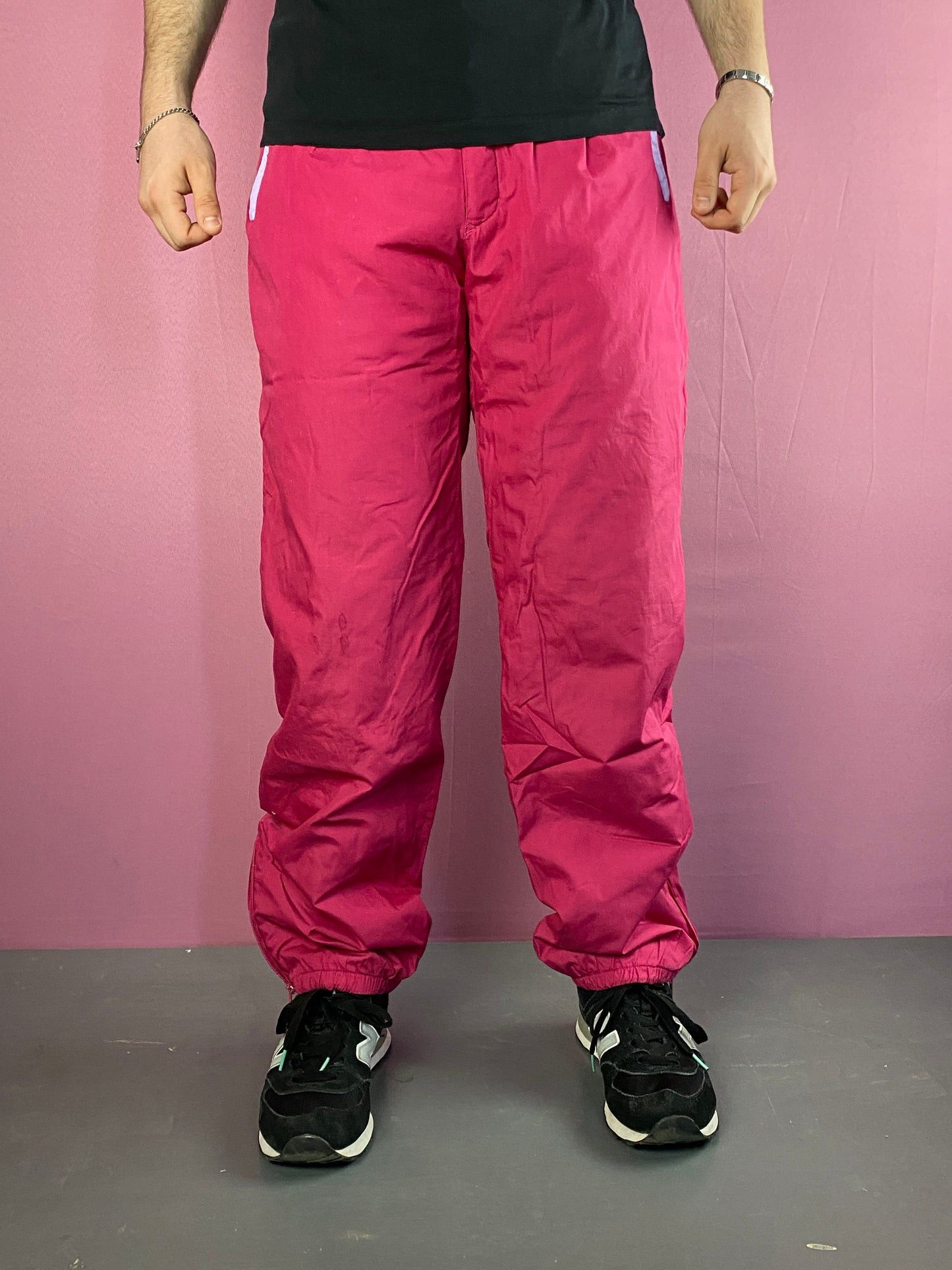 Designer 80s Five Seasons Vintage Men's Track Pants - L Size US 32 / EU 48 - 2 Thumbnail