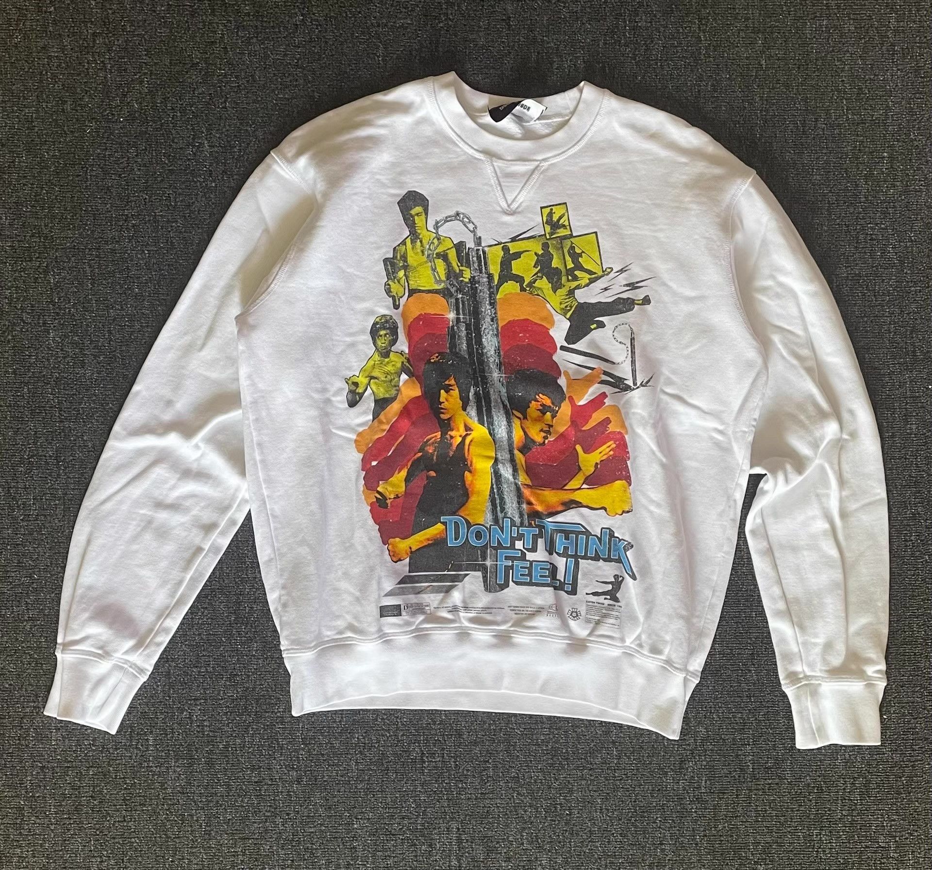 Dsquared2 Dsquared2 D2 white Bruce Lee sweatshirt Q4 Size US M / EU 48-50 / 2 - 1 Thumbnail