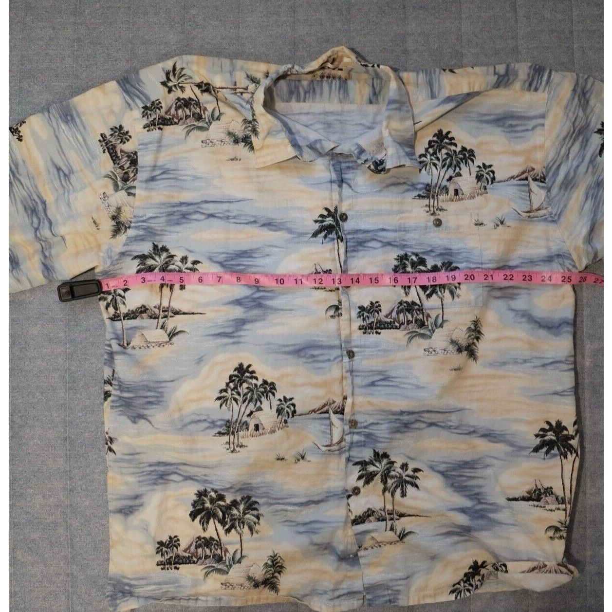 Campia Moda Campia Moda XXL Hawaiian Shirt Tropical Island Print Cotton Size US XXL / EU 58 / 5 - 8 Thumbnail
