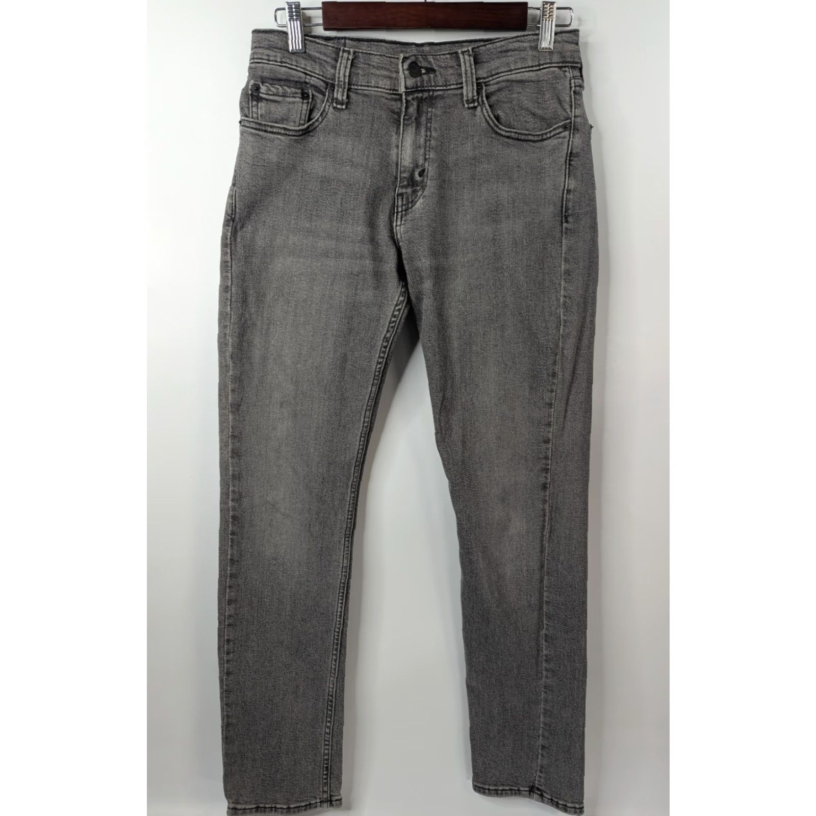 Levi's Levi's Levi's 511 Jeans Slim Gray Medium Wash Denim Mens 28x32 Regular Regular Slim 5-Pocket Modern Mens Jeans Size US 28 / EU 44 - 3 Thumbnail