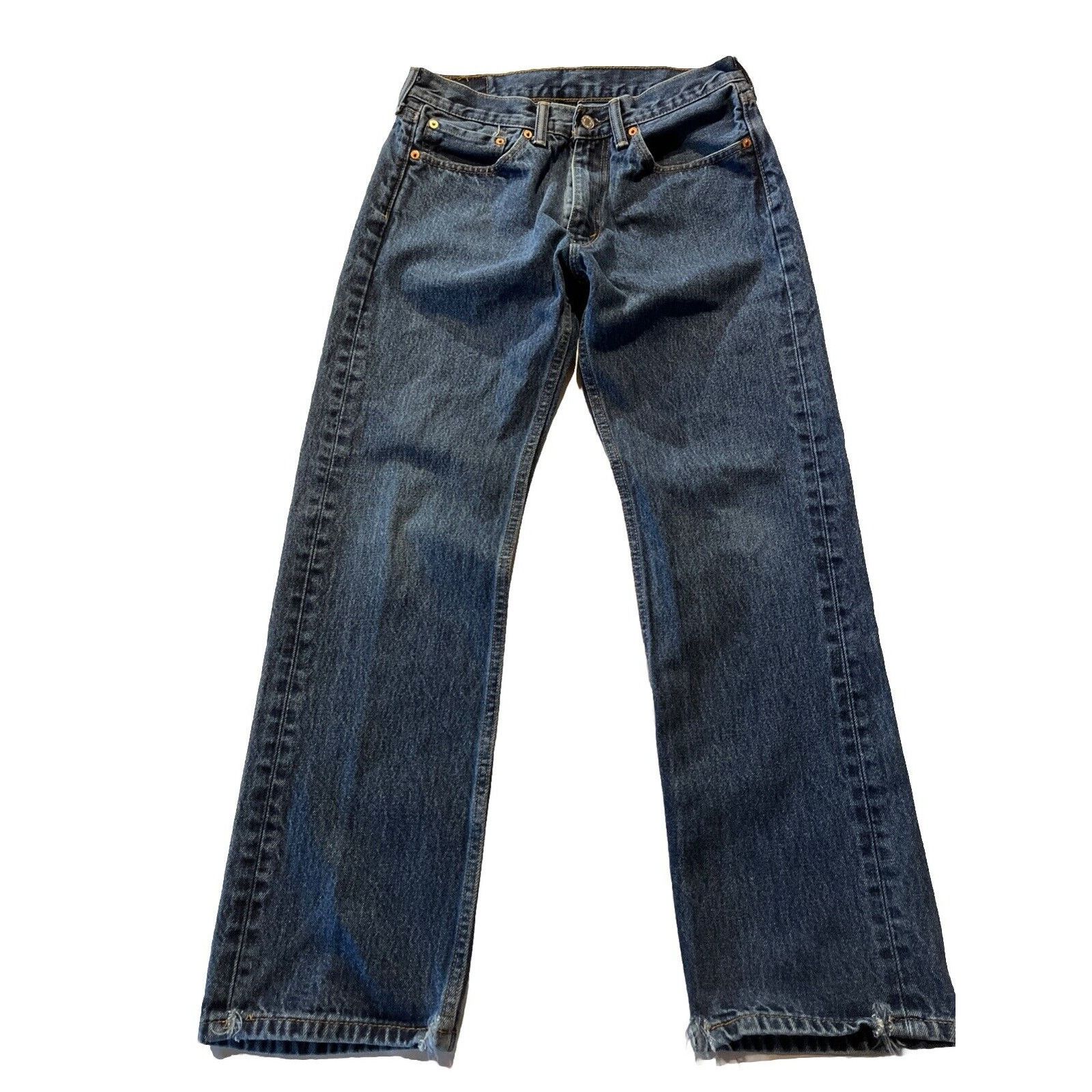 Levi's Levi's 505 Mens Jeans 31x30 Regular Fit Outdoor Medium Wash Size US 30 / EU 46 - 1 Thumbnail