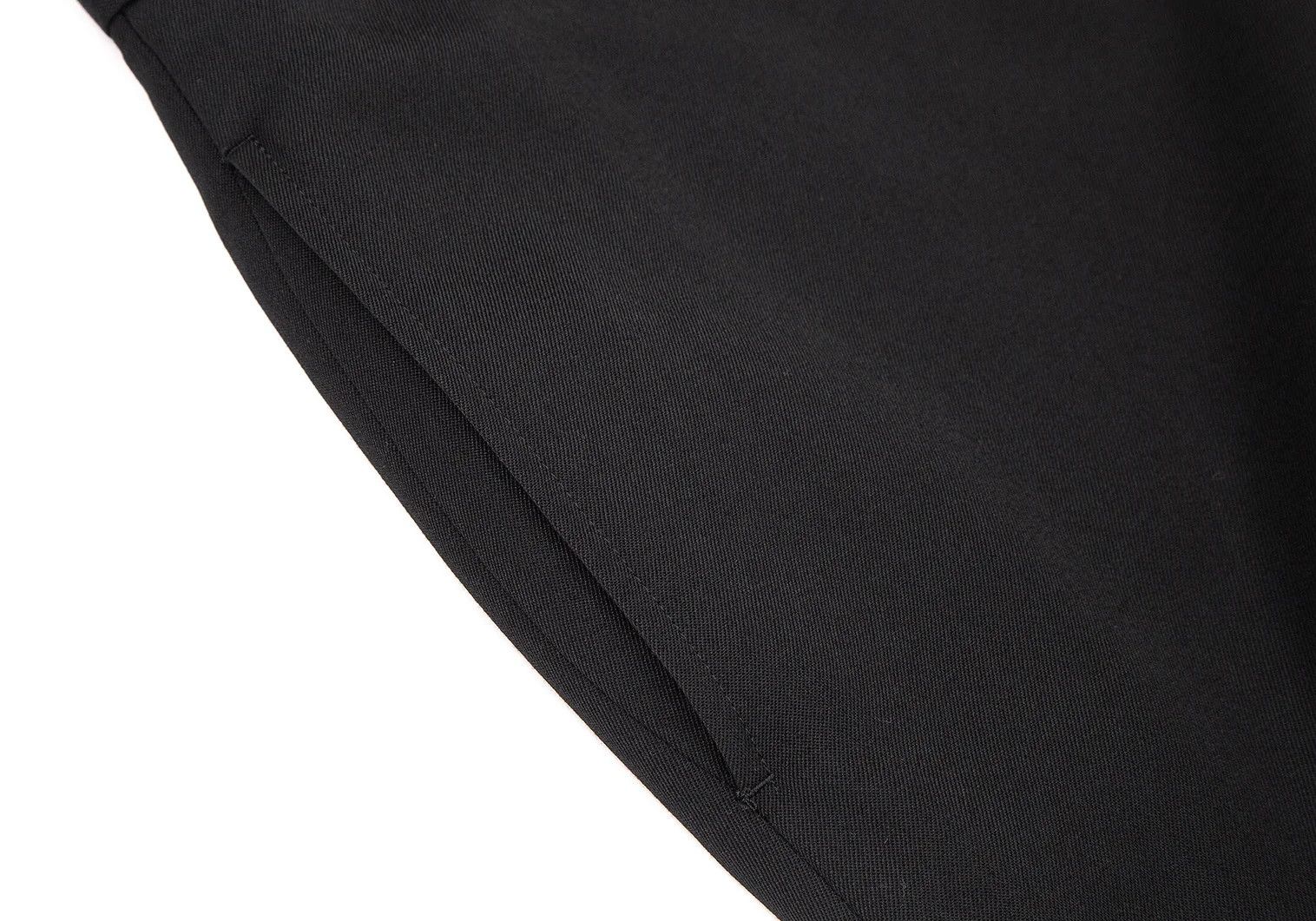 Jean Paul Gaultier Junior Gaultier Black Gabardine Zip Knee Patch Pants Size US 34 / EU 50 - 5 Thumbnail