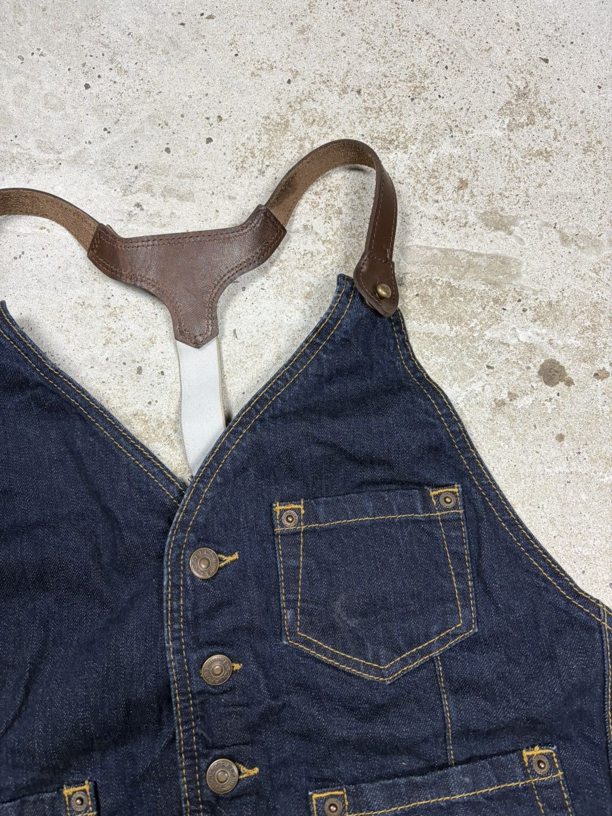 Dsquared2 SS 2006 Dsquared2 Denim Jeans Harness Vest Rare Runway Size US L / EU 52-54 / 3 - 6 Thumbnail