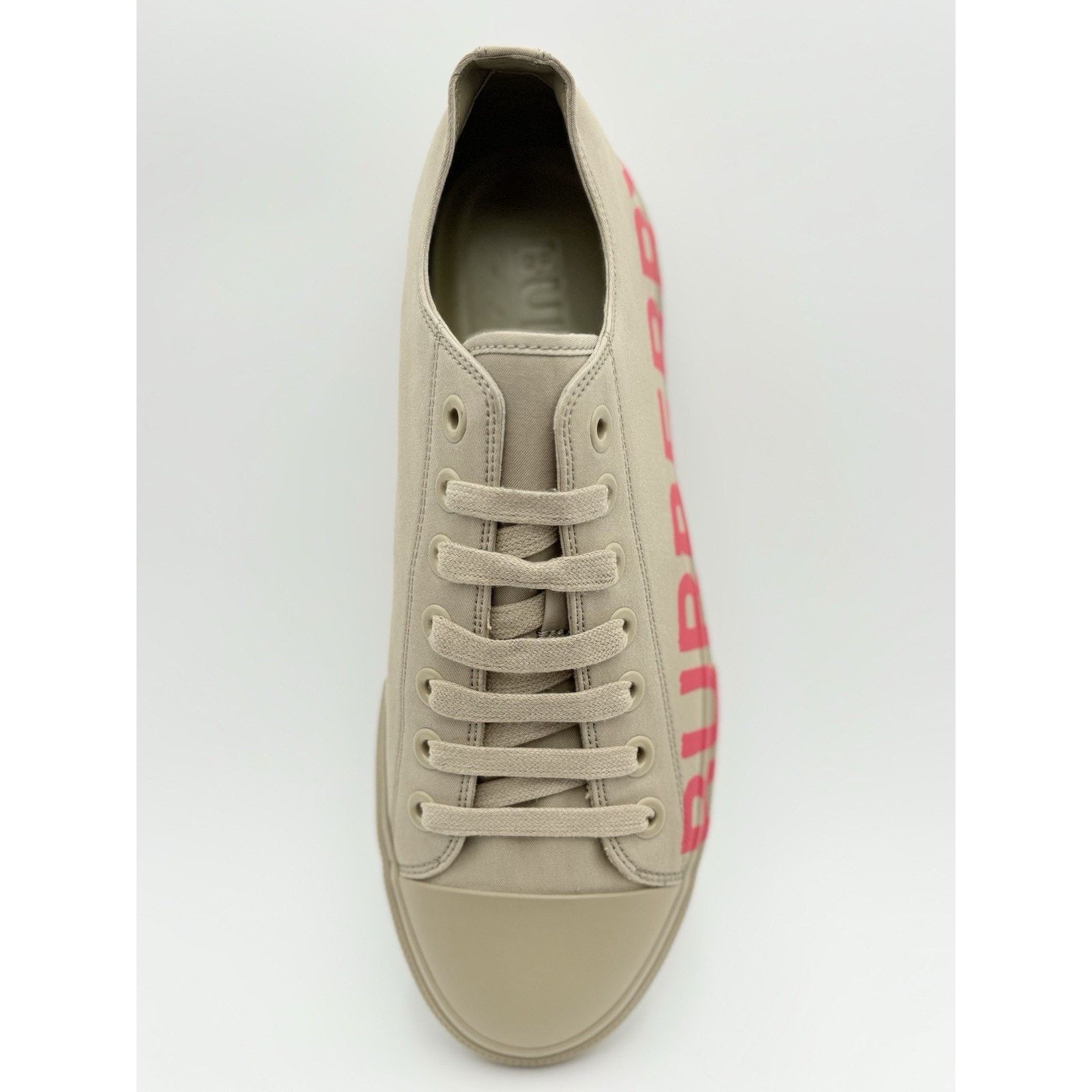 Burberry Burberry Gabardine Low Top ' Beige Red ' | SUPER CLEAN! Size US 11 / EU 44 - 11 Thumbnail