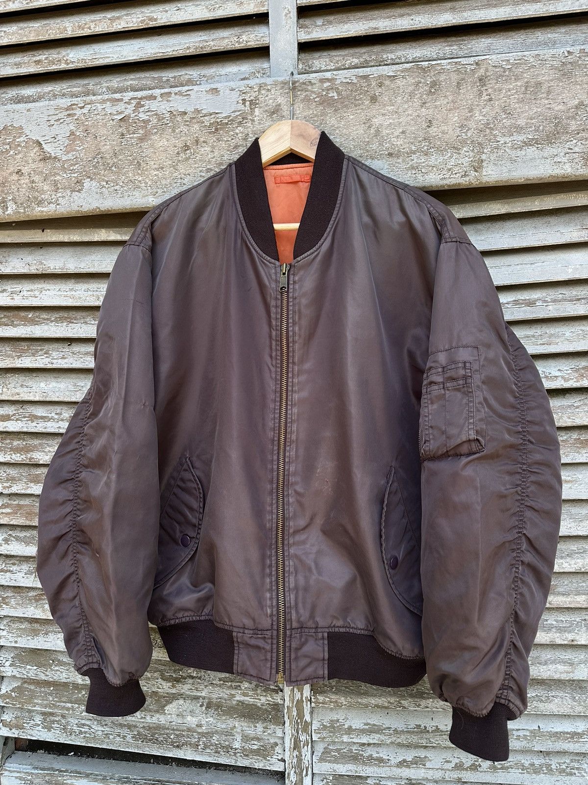 Vintage 🪖Vintage Uniqlo Sun Faded Bomber Jacket Size US L / EU 52-54 / 3 - 3 Thumbnail
