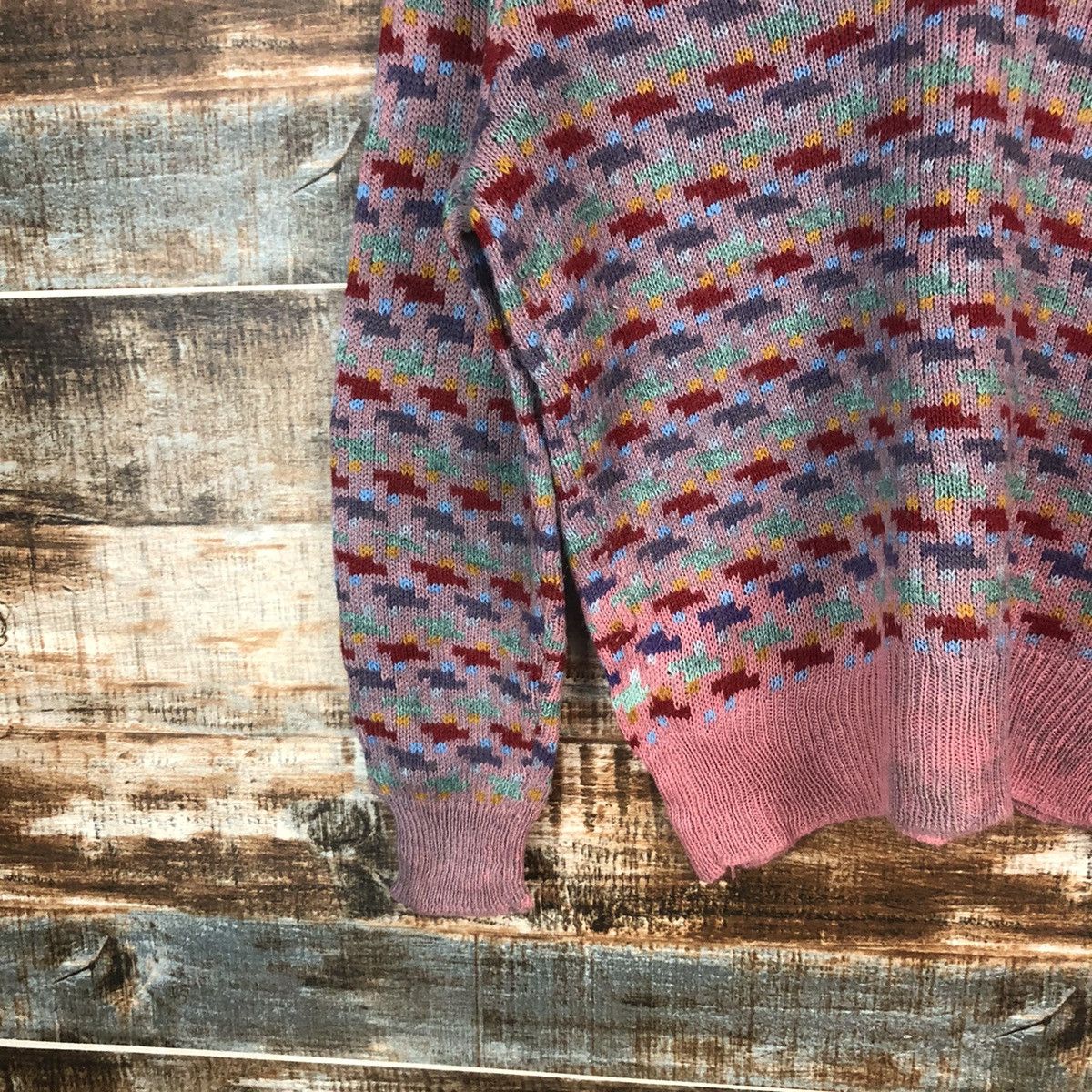 Homespun Knitwear Deux faded Pink Knitwear sweatshirt #A1875 Size S / US 4 / IT 40 - 7 Thumbnail