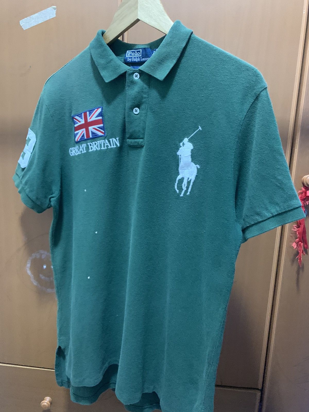Polo Ralph Lauren Vintage Polo Ralph Lauren Great Britain Shirt Size US L / EU 52-54 / 3 - 6 Thumbnail