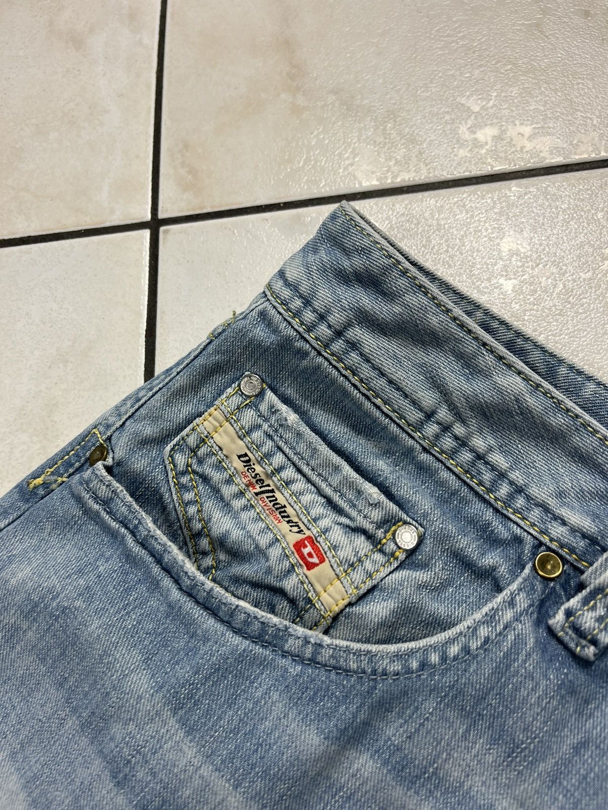 Diesel × Vintage Vintage y2k diesel Rolan baggy wide jeans denim pants washed Size US 34 / EU 50 - 10 Thumbnail