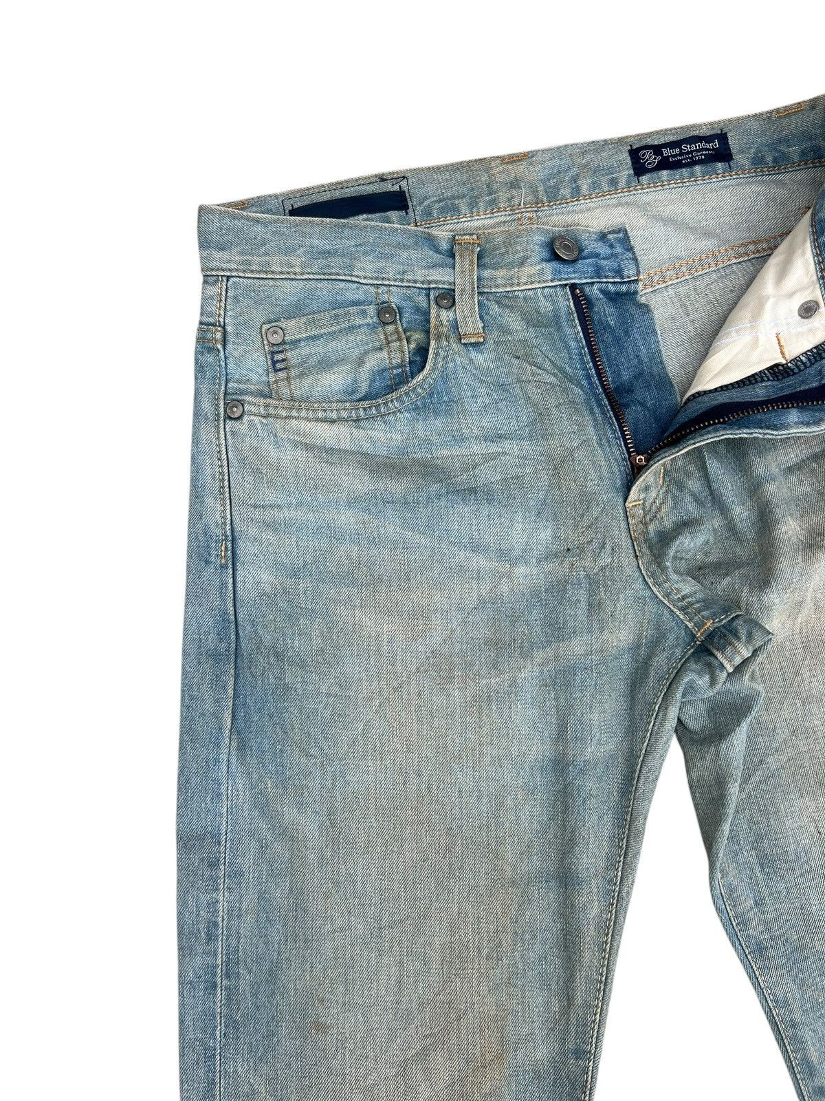 Edwin Edwin 503ST Blue Standard Dirty Mud Denim Selvedge Jeans Size US 29 - 7 Thumbnail