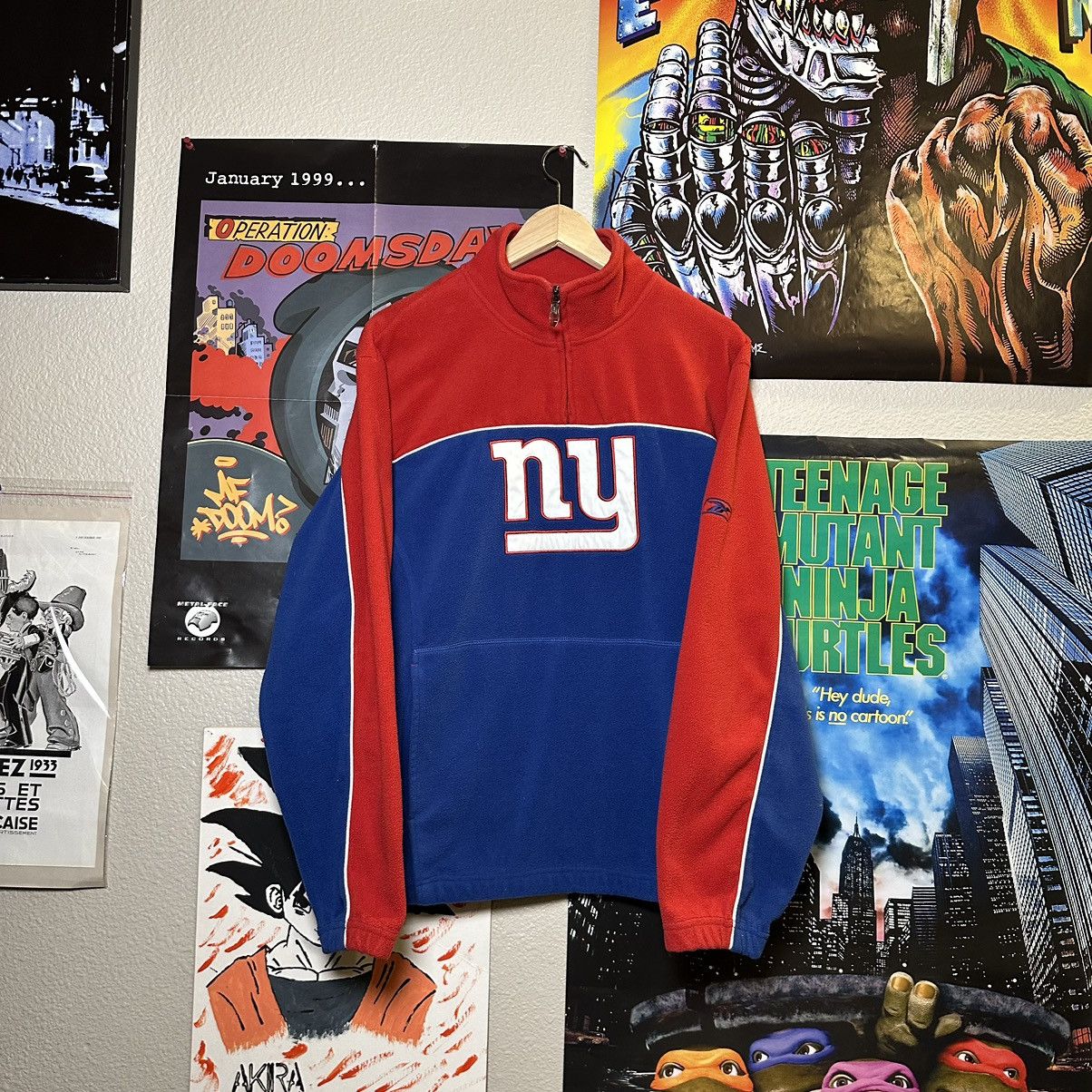 Vintage NY Giants Fleece Jacket Tops