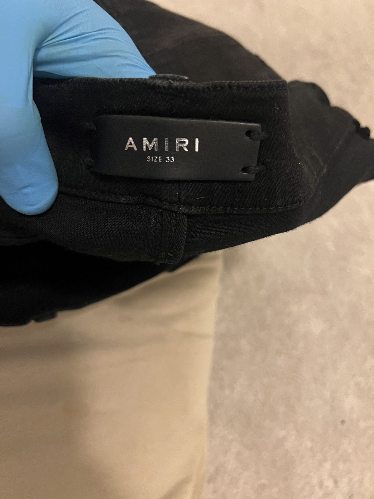 Amiri Amiri “Art Bird Crane Patch” Denim Jeans Size US 33 - 14 Thumbnail