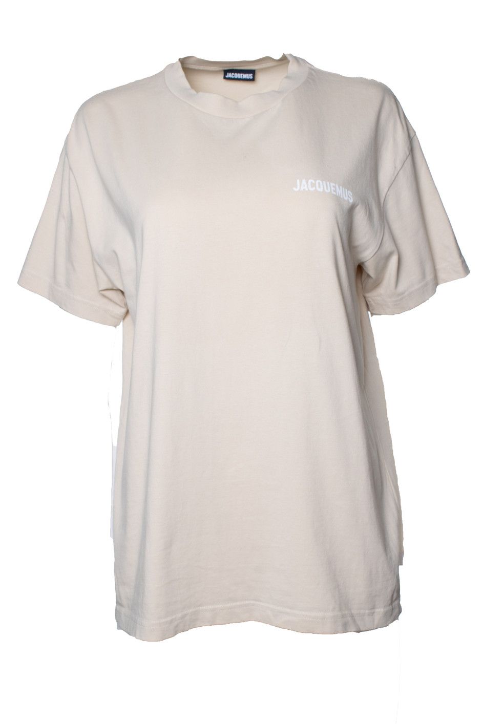 Jacquemus Jacquemus, the Jacquemus tshirt in beige. Size M / US 6-8 / IT 42-44 - 1 Thumbnail