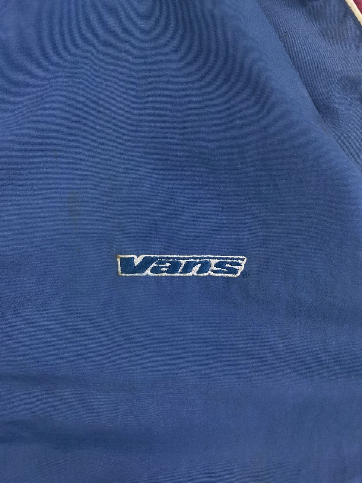 Vans × Vintage Vintage 90s Vans Distressed Zipper Hoodie Jacket Size US L / EU 52-54 / 3 - 9 Thumbnail