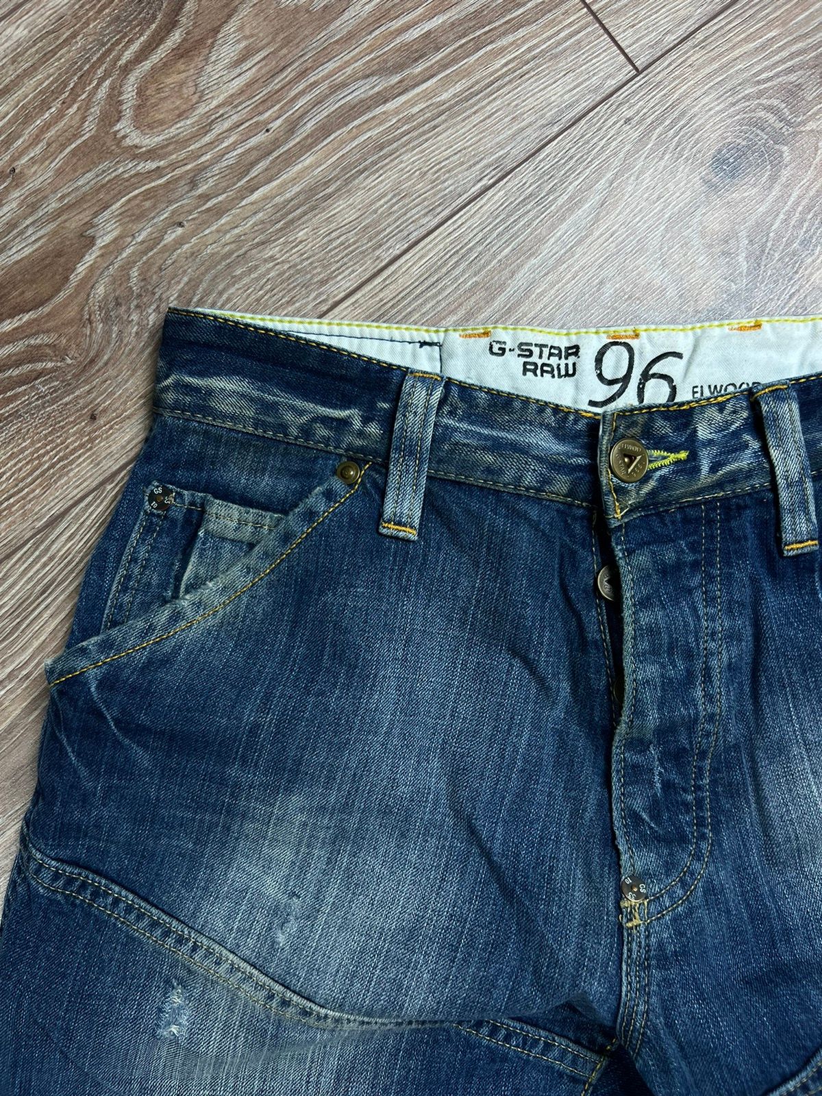 Vintage 💫 90’S G-STAR RAW VINTAGE DOUBLE KNEE OPIUM WASHED JEANS Size US 30 / EU 46 - 8 Thumbnail