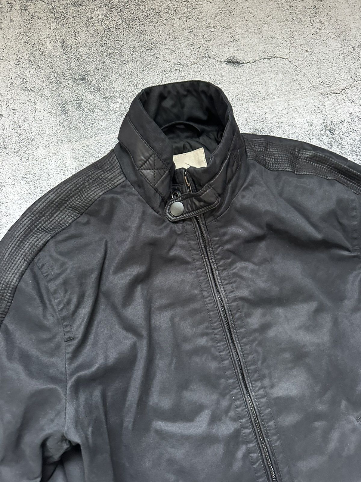 Diesel Diesel Biker Zip Jacket Logo Black Men’s Size US S / EU 44-46 / 1 - 9 Thumbnail