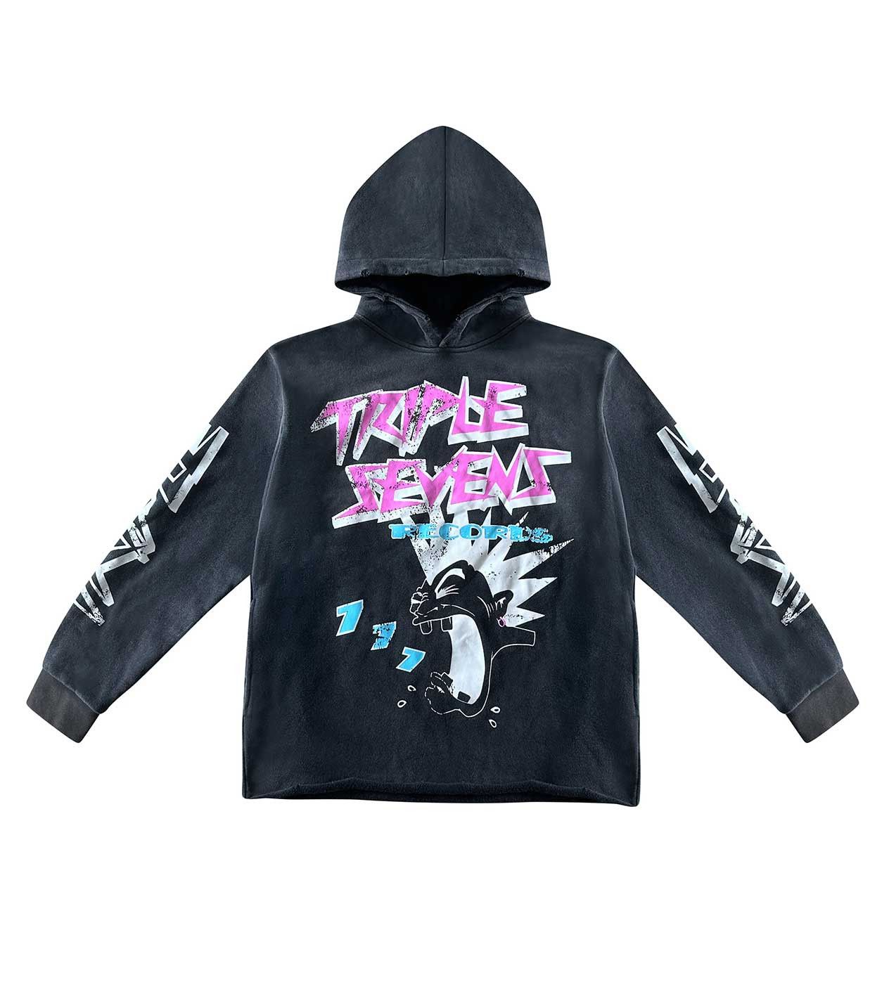 TRIPLE SEVENS Rockstar Hoodie Grey Size US XL / EU 56 / 4 - 1 Preview