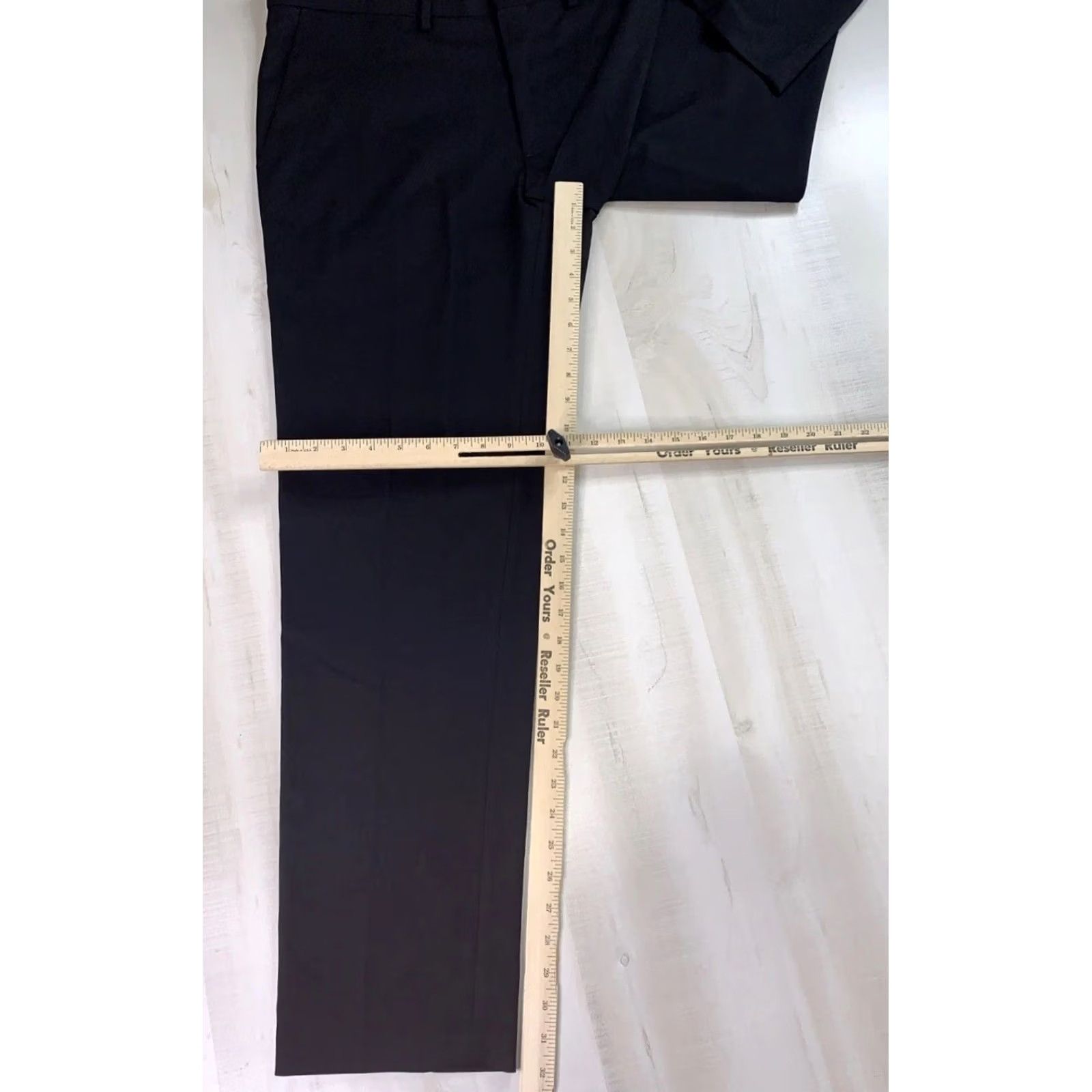 Haggar Haggar Dress Pants Mens 36x32 Straight Fit Black Premium EUC-12790 Size US 36 / EU 52 - 5 Thumbnail