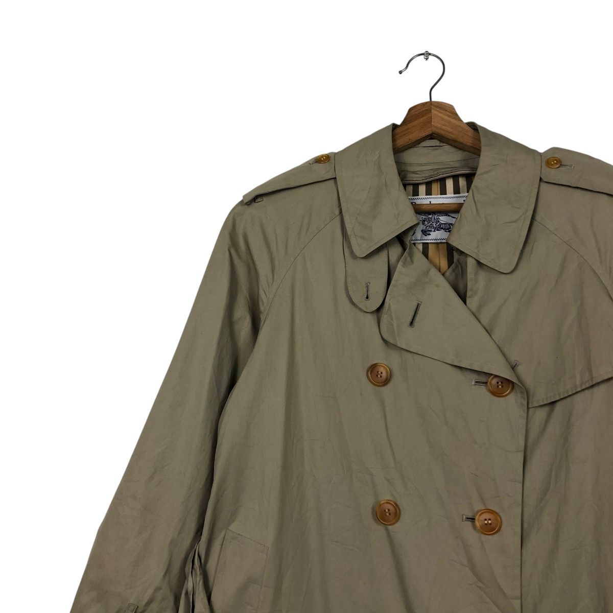 Burberry 🔥VINTAGE LONG JACKET TRENCH COAT BURBERRYS NOVA CHECK Size US M / EU 48-50 / 2 - 8 Thumbnail