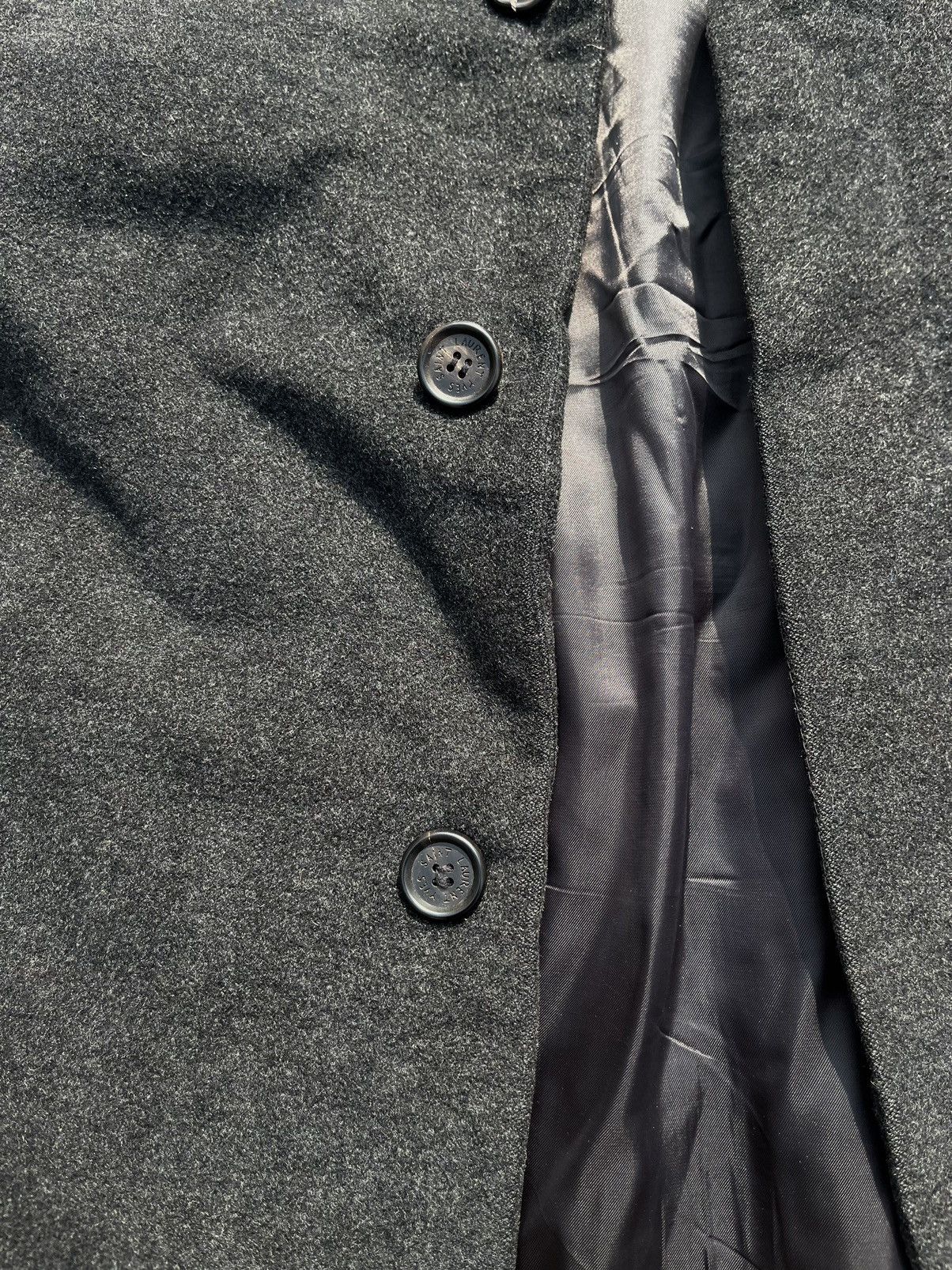 Yves Saint Laurent YVES SAINT LAURENT HEAVY WOOLLEN COAT Size US M / EU 48-50 / 2 - 4 Thumbnail