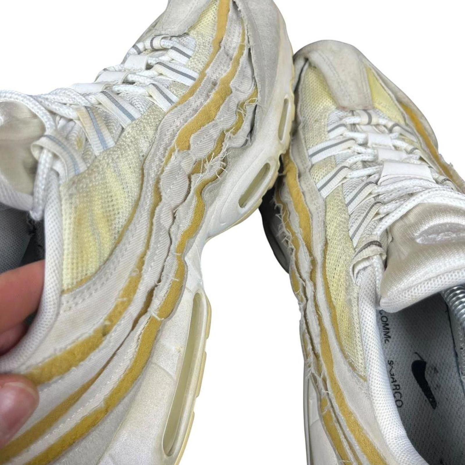 Nike Nike Air Max 95 Comme Des Garçons White Size US 10.5 / EU 43-44 - 7 Thumbnail