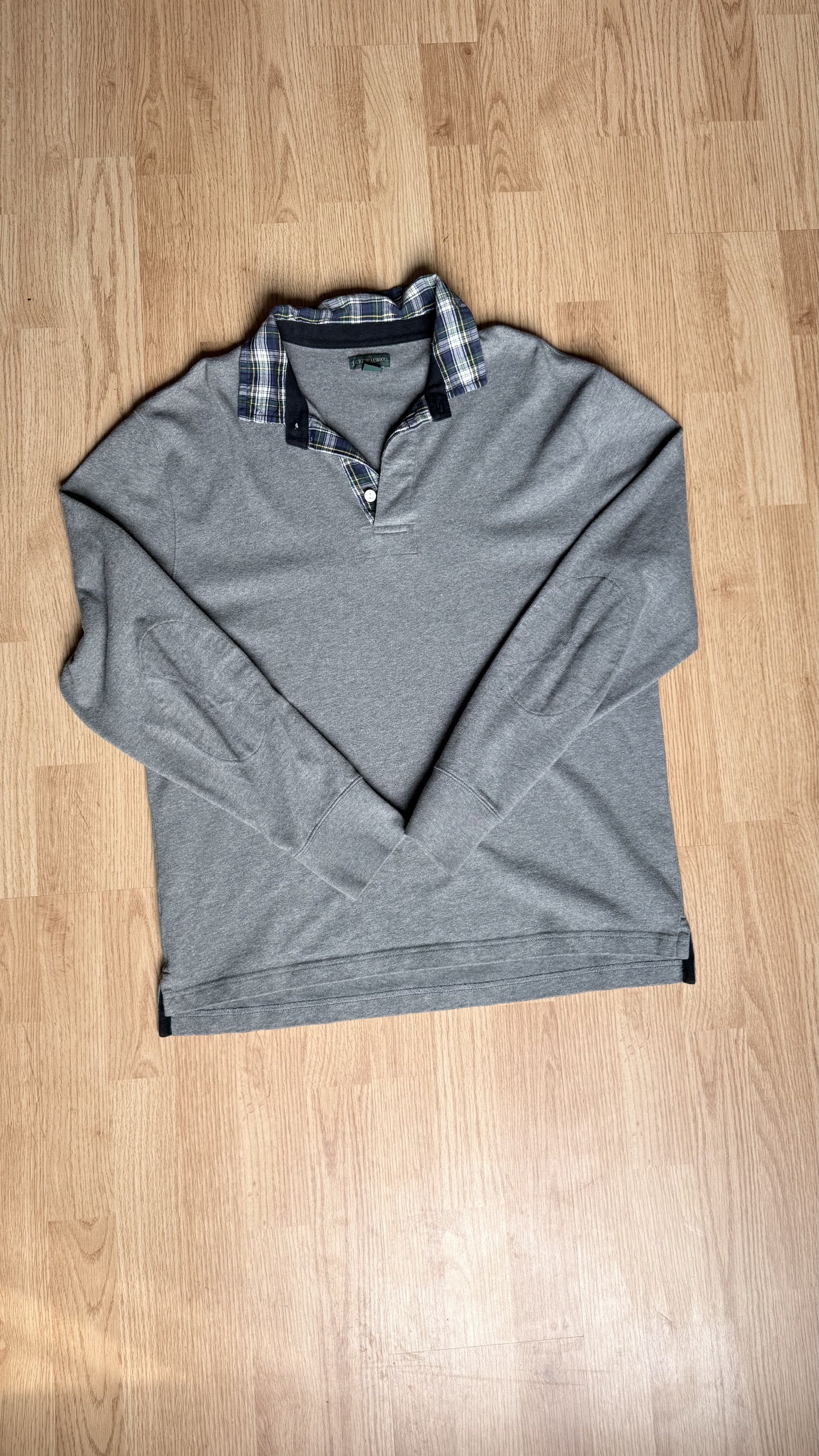 J.Crew Elbow Pad Rugby Shirt Size US L / EU 52-54 / 3 - 3 Thumbnail