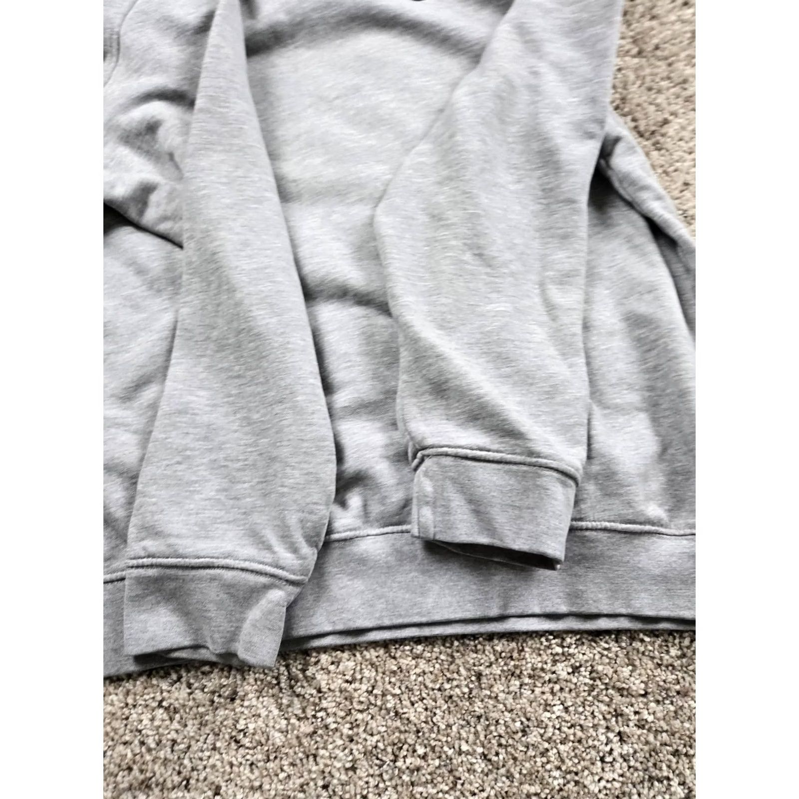 Nike VINTAGE Nike Sweatshirt Mens XL Gray Crewneck Fleece Pullover Mini Swoosh Y2K Size US XL / EU 56 / 4 - 4 Thumbnail