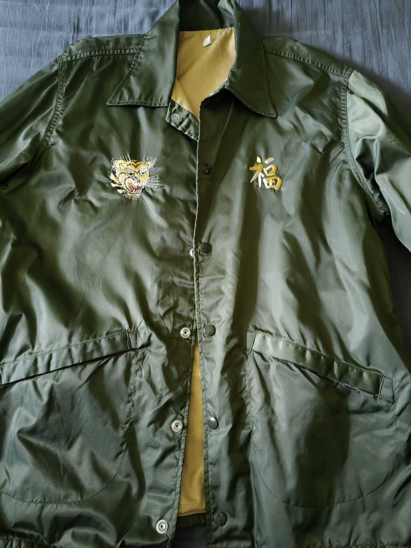 Other American Retro Military Embroidered Jacket Size US XL / EU 56 / 4 - 1 Thumbnail