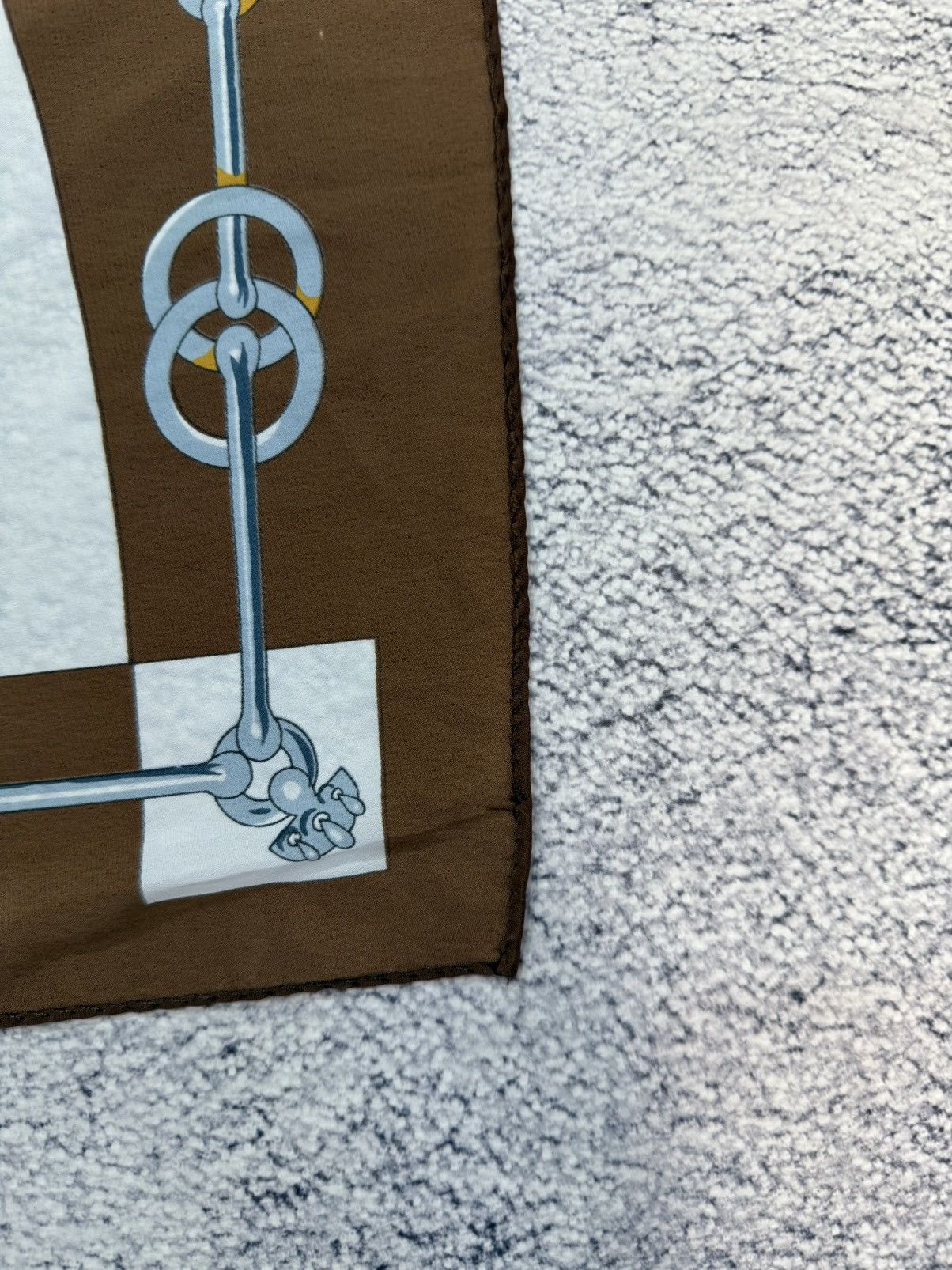 Other Vintage Inspired Hermes Style Scarf Equestrian Print Size ONE SIZE - 6 Thumbnail
