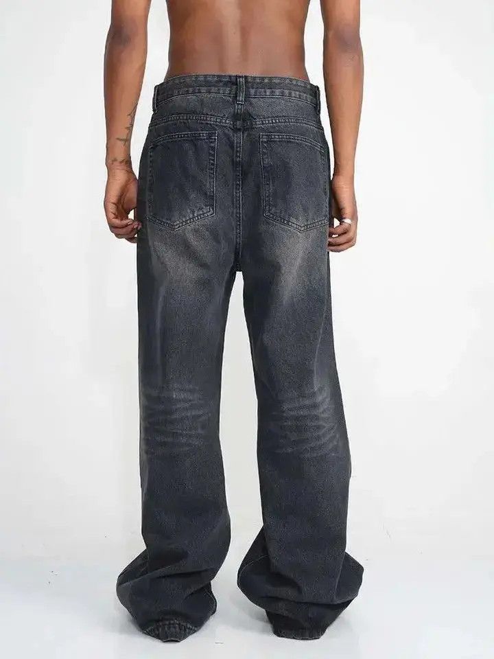 Japanese Brand Streetwear y2k washed wide-leg jeans Size US 30 / EU 46 - 5 Thumbnail
