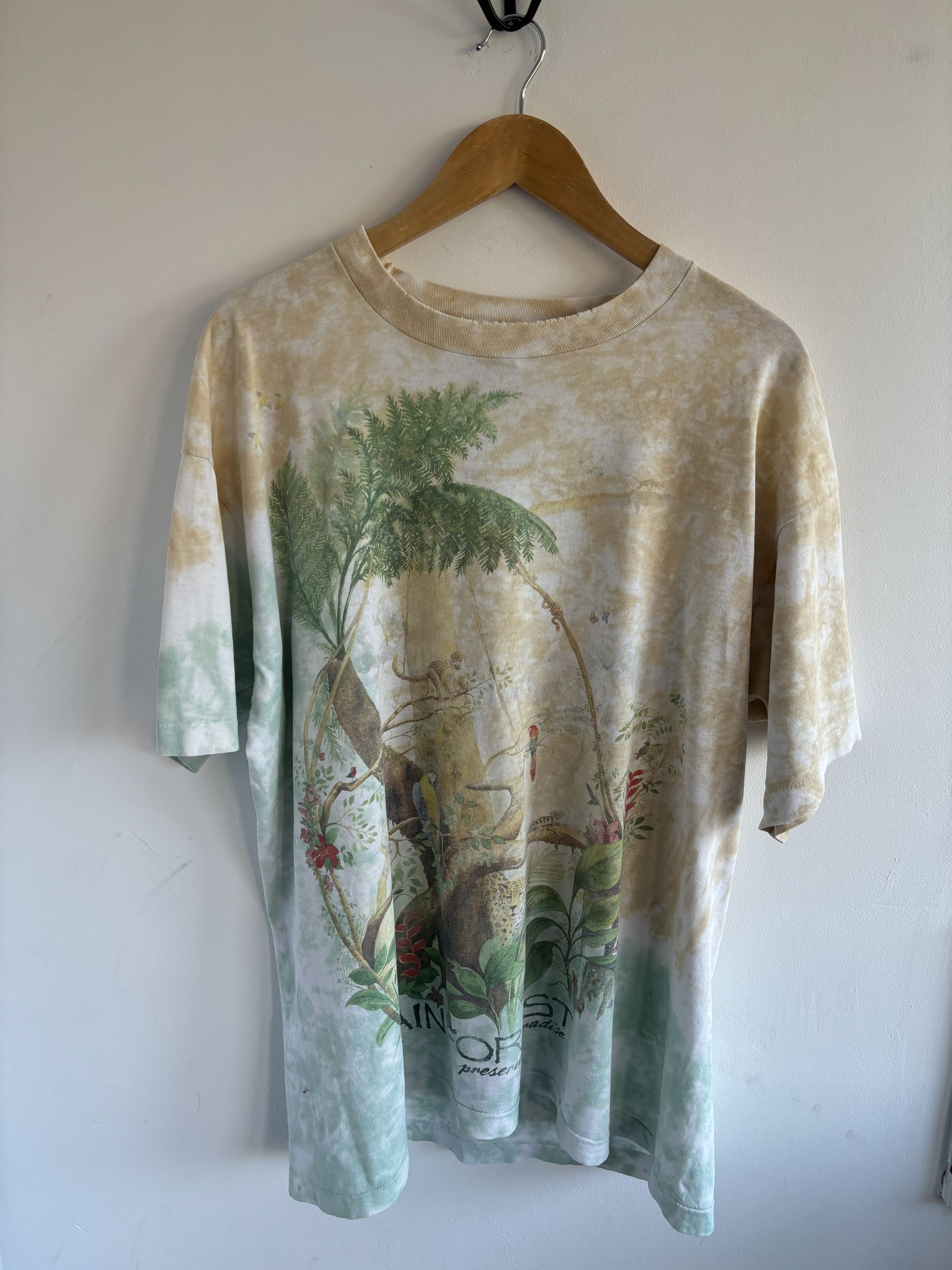 Liquid Blue × Vintage Vintage Liquid Blue Earth Day Rainforest 1991 Tee Size US XL / EU 56 / 4 - 2 Thumbnail