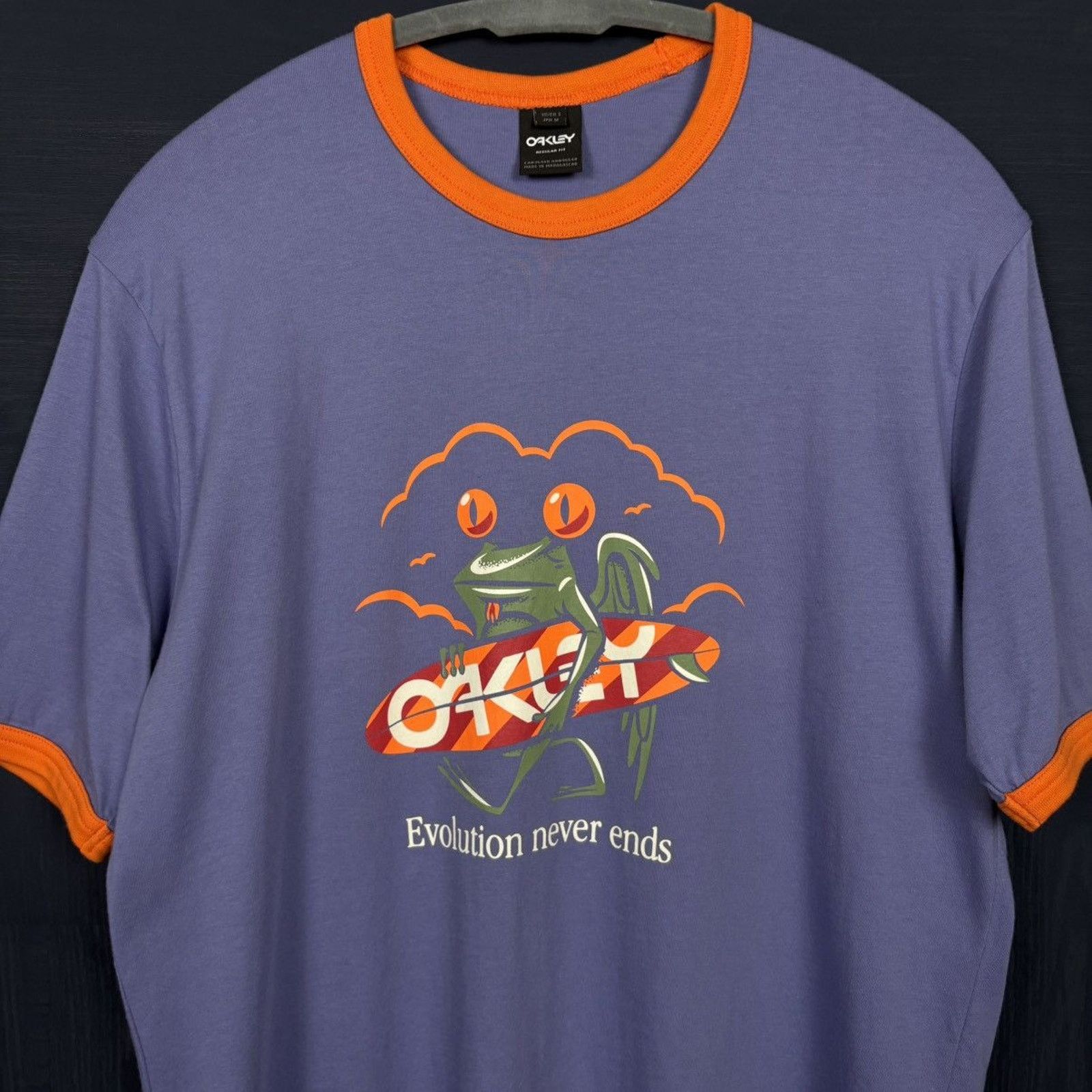 Japanese Brand × Oakley × Vintage 🇯🇵OAKLEY EVOLUTION FROG T Size US M / EU 48-50 / 2 - 2 Thumbnail
