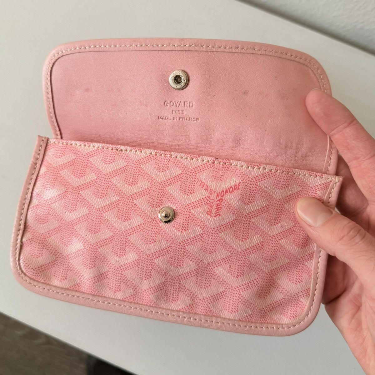 Goyard Goyard Pink Wallet RARE Sakura Pearl Japan Exclusive Pouch Size ONE SIZE - 4 Thumbnail