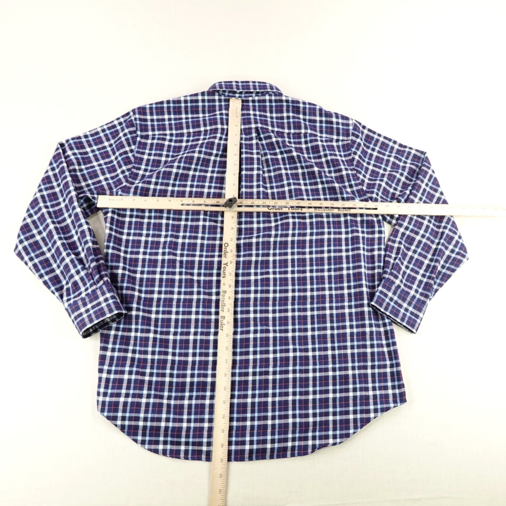 Vineyard Vines VINEYARD VINES Shirt Large Blue Plaid Flannel Tucker Button-Up Men L Blue Plaid Classic Fit Tucker Shirt Men Size US L / EU 52-54 / 3 - 6 Thumbnail
