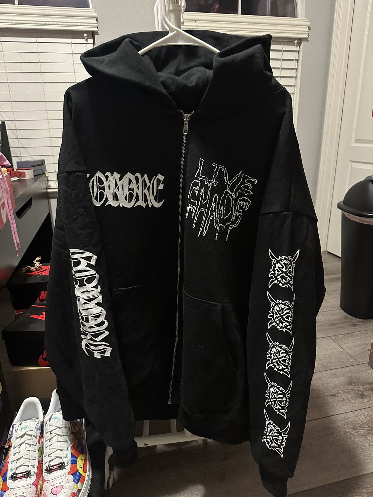 Ken Carson × Playboi Carti Ken Carson Live Chaos AGC Gorecore Hoodie XXL Size US XXL / EU 58 / 5 - 1 Thumbnail