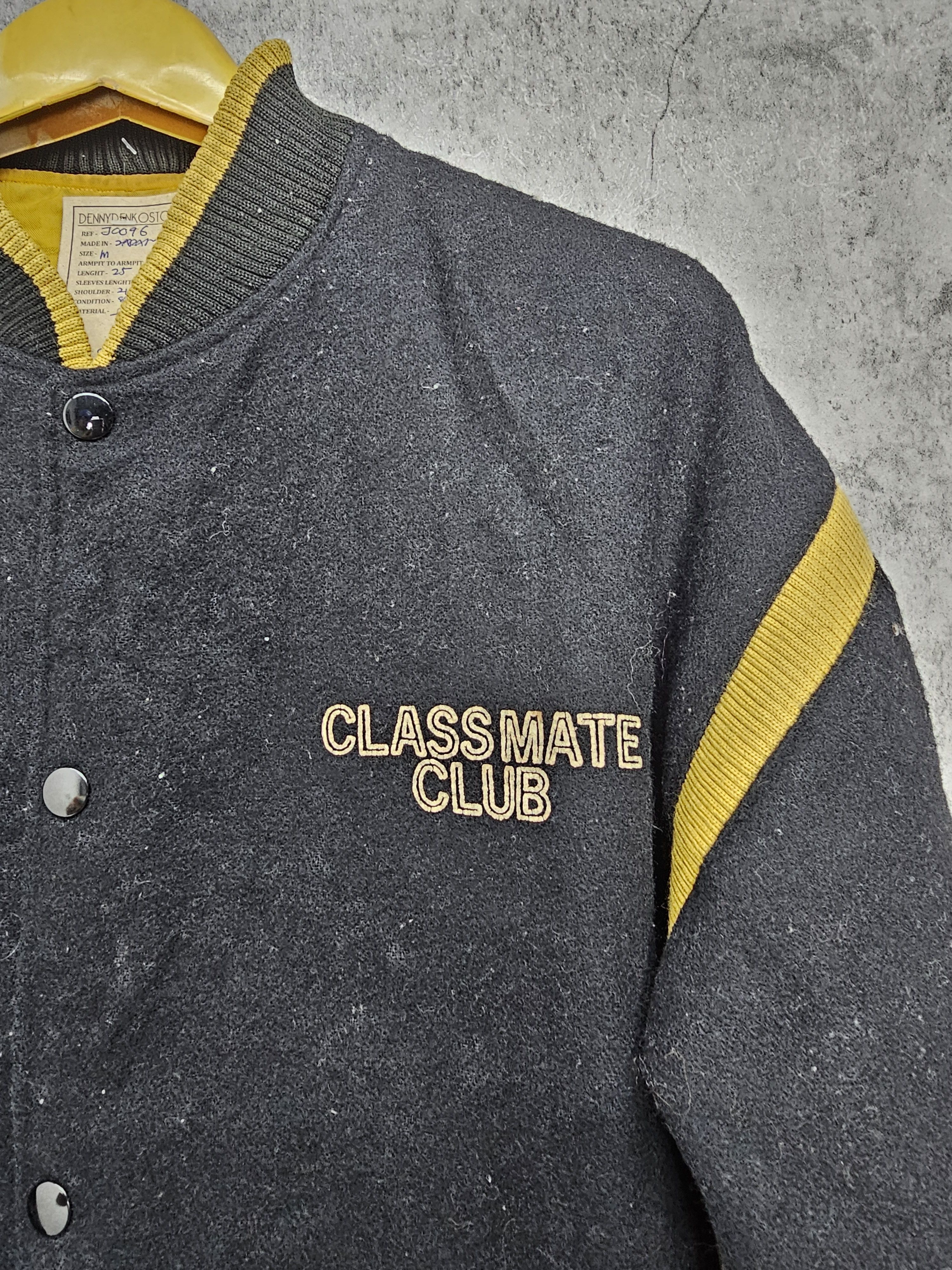 Japanese Brand Vintage CLASSMATE CLUB Reversible Wool Varsity Jacket J0096 Size US M / EU 48-50 / 2 - 3 Thumbnail
